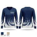 GV Tennis Seahawks 31842995 Women's Long Sleeve V-neck Shirt - 1