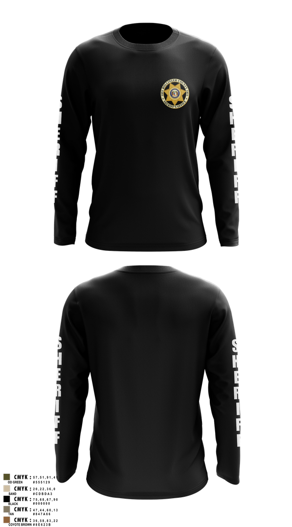 Long Sleeve Performance Shirt, Bollinger County Sheriff’s Office, Police, Teamtime, Team time, sublimation, custom sports apparel, team uniforms, spirit wear, spiritwear, sports uniforms, custom shirts, team store, custom team store, fundraiser sports, apparel fundraiser