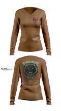 Mdhc team 6 Women's Long Sleeve V-neck Shirt - 14