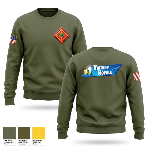 Crew Neck Sweatshirt, 4th AA BN, Marines, Teamtime, Team time, sublimation, custom sports apparel, team uniforms, spirit wear, spiritwear, sports uniforms, custom shirts, team store, custom team store, fundraiser sports, apparel fundraiser