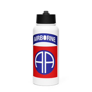 A.Co 1-22 ASB 36060653 Stainless Steel Water Bottle with a Straw Lid