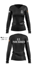 NPS Ranger 54579157 Women's Long Sleeve V-neck Shirt - 100