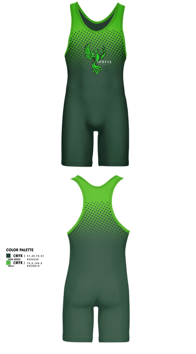 Spruce youth wrestling Wrestling Singlet - undefined