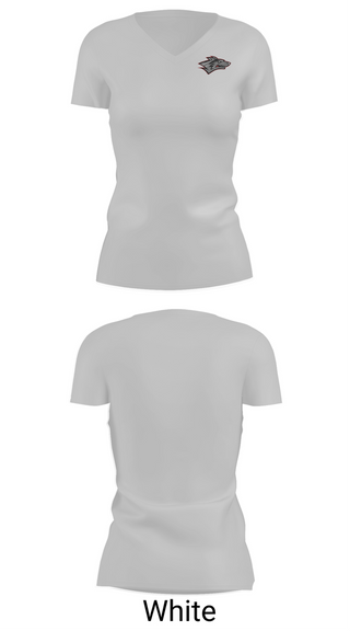 Womens Short Sleeve Vneck Shirt, Reed City Cheer, Cheer, Teamtime, Team time, sublimation, custom sports apparel, team uniforms, spirit wear, spiritwear, sports uniforms, custom shirts, team store, custom team store, fundraiser sports, apparel fundraiser