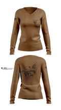 HHB FMT 61676081 Women's Long Sleeve V-neck Shirt - 1