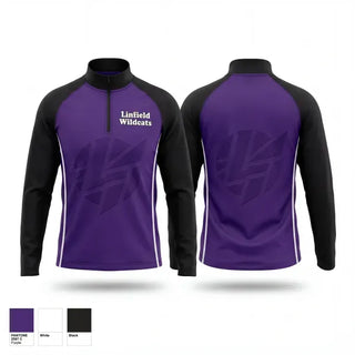 Quarter Zip Jacket, Linfield Wildcats, , Teamtime, Team time, sublimation, custom sports apparel, team uniforms, spirit wear, spiritwear, sports uniforms, custom shirts, team store, custom team store, fundraiser sports, apparel fundraiser