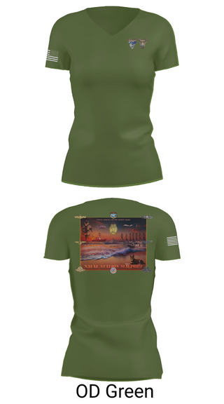 Womens Short Sleeve Vneck Shirt, NAVSTA MAYPORT SECURITY, , Teamtime, Team time, sublimation, custom sports apparel, team uniforms, spirit wear, spiritwear, sports uniforms, custom shirts, team store, custom team store, fundraiser sports, apparel fundraiser