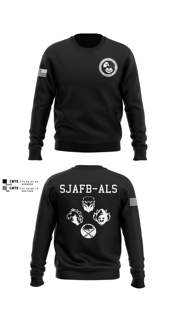 Crew Neck Sweatshirt, SJAFB ALS, , Teamtime, Team time, sublimation, custom sports apparel, team uniforms, spirit wear, spiritwear, sports uniforms, custom shirts, team store, custom team store, fundraiser sports, apparel fundraiser