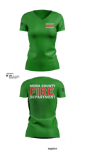 Mora county fire 84247138 Women's Short Sleeve V-neck Shirt - 1