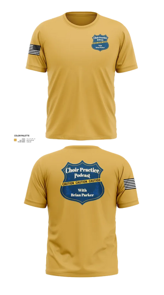 Old School Cotton Feel Shirt, Choir Practice Podcast, Police, Teamtime, Team time, sublimation, custom sports apparel, team uniforms, spirit wear, spiritwear, sports uniforms, custom shirts, team store, custom team store, fundraiser sports, apparel fundraiser
