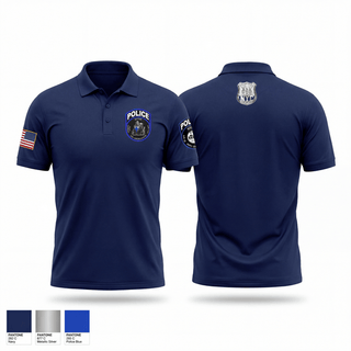 Short Sleeve Performance Polo, NYHP - NYCs Courageous, Police, Teamtime, Team time, sublimation, custom sports apparel, team uniforms, spirit wear, spiritwear, sports uniforms, custom shirts, team store, custom team store, fundraiser sports, apparel fundraiser