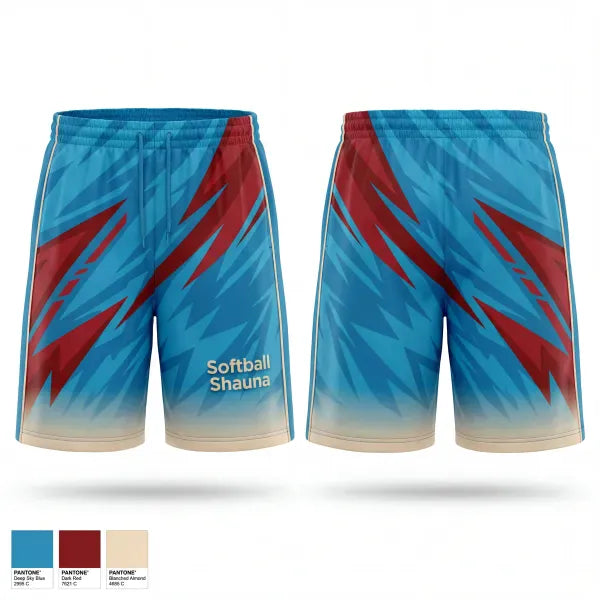 Athletic Shorts With Pockets, Softball ShaunaS, Softball, Teamtime, Team time, sublimation, custom sports apparel, team uniforms, spirit wear, spiritwear, sports uniforms, custom shirts, team store, custom team store, fundraiser sports, apparel fundraiser