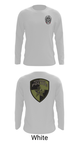 Long Sleeve Performance Shirt, MONAHANS POLICE DEPARTMENT, Police, Teamtime, Team time, sublimation, custom sports apparel, team uniforms, spirit wear, spiritwear, sports uniforms, custom shirts, team store, custom team store, fundraiser sports, apparel fundraiser