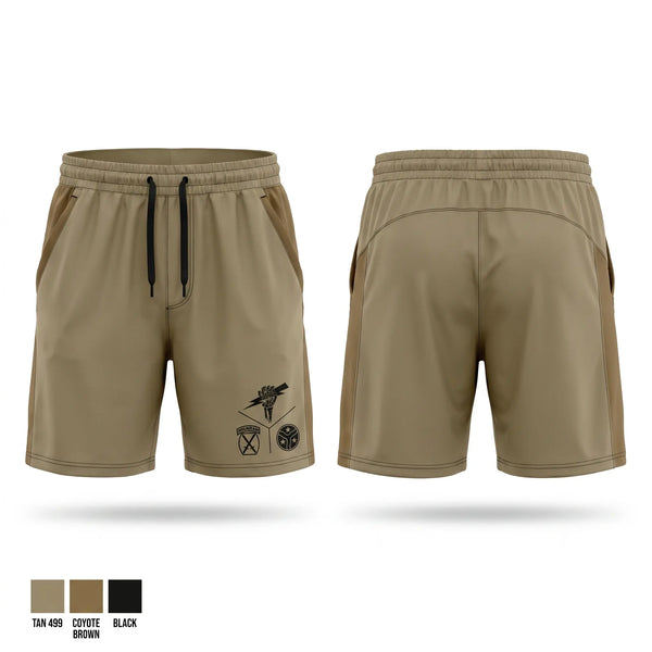 Athletic Shorts With Pockets, 1/115th FA HHB DET 1, Army, Teamtime, Team time, sublimation, custom sports apparel, team uniforms, spirit wear, spiritwear, sports uniforms, custom shirts, team store, custom team store, fundraiser sports, apparel fundraiser