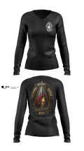 DET 3, INARNG R&R BN Women's Long Sleeve V-neck Shirt - 15