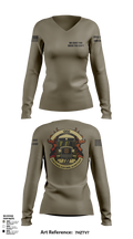 NCCM 21796707 Women's Long Sleeve V-neck Shirt - 102