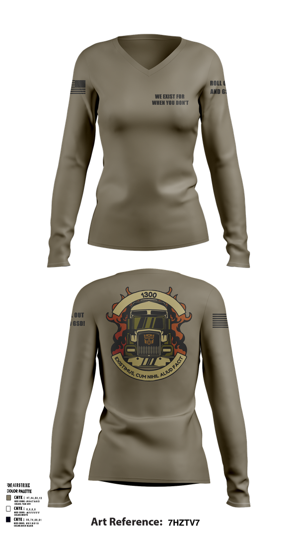 Womens Long Sleeve Vneck Shirt, NCCM, Air Force, Teamtime, Team time, sublimation, custom sports apparel, team uniforms, spirit wear, spiritwear, sports uniforms, custom shirts, team store, custom team store, fundraiser sports, apparel fundraiser
