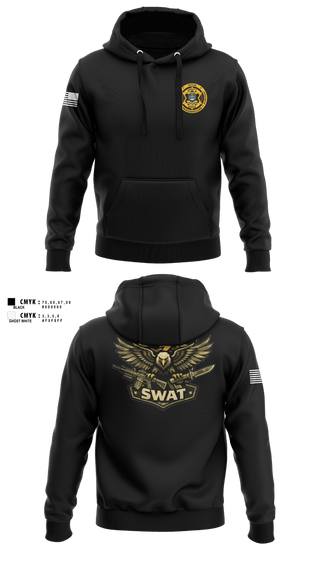 Hoodie, SWAT, Police, Teamtime, Team time, sublimation, custom sports apparel, team uniforms, spirit wear, spiritwear, sports uniforms, custom shirts, team store, custom team store, fundraiser sports, apparel fundraiser