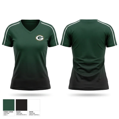 Grafton Baseball Women's Short Sleeve V-neck Shirt - 1