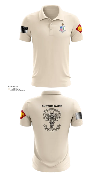 120TH MCAS 53428597 Short Sleeve Performance Polo - 110