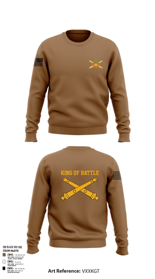 Crew Neck Sweatshirt, BN FDC 1-5 FA, Army, Teamtime, Team time, sublimation, custom sports apparel, team uniforms, spirit wear, spiritwear, sports uniforms, custom shirts, team store, custom team store, fundraiser sports, apparel fundraiser