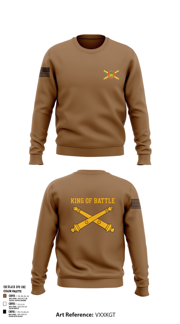 Crew Neck Sweatshirt, BN FDC 1-5 FA, Army, Teamtime, Team time, sublimation, custom sports apparel, team uniforms, spirit wear, spiritwear, sports uniforms, custom shirts, team store, custom team store, fundraiser sports, apparel fundraiser