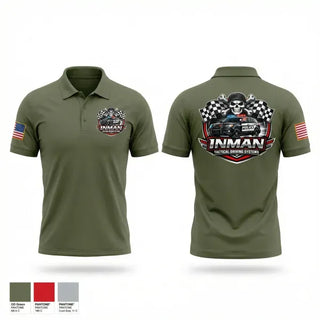 Short Sleeve Performance Polo, INMAN TACTICAL DRIVING SYSTEMS, Police, Teamtime, Team time, sublimation, custom sports apparel, team uniforms, spirit wear, spiritwear, sports uniforms, custom shirts, team store, custom team store, fundraiser sports, apparel fundraiser