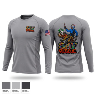 Long Sleeve Performance Shirt, VooDoo RESCUE, Fire Department, Teamtime, Team time, sublimation, custom sports apparel, team uniforms, spirit wear, spiritwear, sports uniforms, custom shirts, team store, custom team store, fundraiser sports, apparel fundraiser