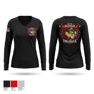 Old School Cotton Feel Shirt, Oldsmar Fire Rescue, Fire Department, Teamtime, Team time, sublimation, custom sports apparel, team uniforms, spirit wear, spiritwear, sports uniforms, custom shirts, team store, custom team store, fundraiser sports, apparel fundraiser