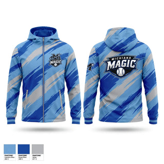 Windbreaker, Michiana Magic, Baseball, Teamtime, Team time, sublimation, custom sports apparel, team uniforms, spirit wear, spiritwear, sports uniforms, custom shirts, team store, custom team store, fundraiser sports, apparel fundraiser