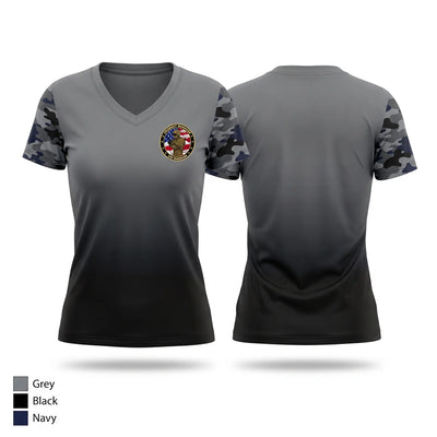 PM Air Warrior Women's Short Sleeve V-neck Shirt - 1