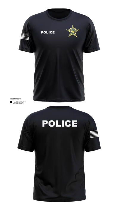 St. Joseph County Police Department 17172359 Old School Cotton Feel Shirt - 85