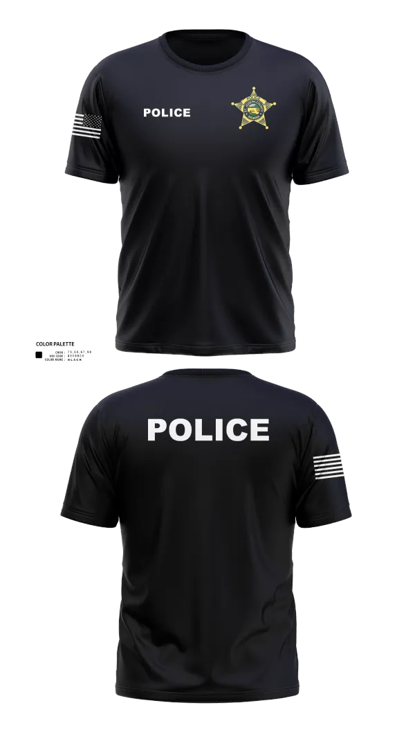 Old School Cotton Feel Shirt, St. Joseph County Police Department, , Teamtime, Team time, sublimation, custom sports apparel, team uniforms, spirit wear, spiritwear, sports uniforms, custom shirts, team store, custom team store, fundraiser sports, apparel fundraiser