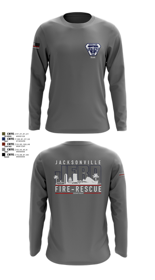 Long Sleeve Performance Shirt, JFRD Critical Care Team, Fire Department, Teamtime, Team time, sublimation, custom sports apparel, team uniforms, spirit wear, spiritwear, sports uniforms, custom shirts, team store, custom team store, fundraiser sports, apparel fundraiser