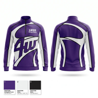 LWHS Kangs Band Quarter Zip Jacket - 1