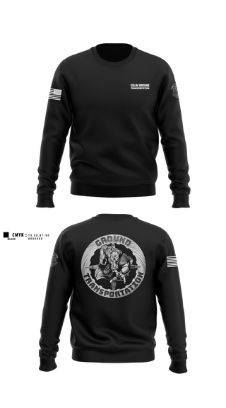 Crew Neck Sweatshirt, 96 LRS Ground Transportation, Air Force, Teamtime, Team time, sublimation, custom sports apparel, team uniforms, spirit wear, spiritwear, sports uniforms, custom shirts, team store, custom team store, fundraiser sports, apparel fundraiser