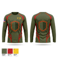V 3/4 Long Sleeve Performance Shirt - 1