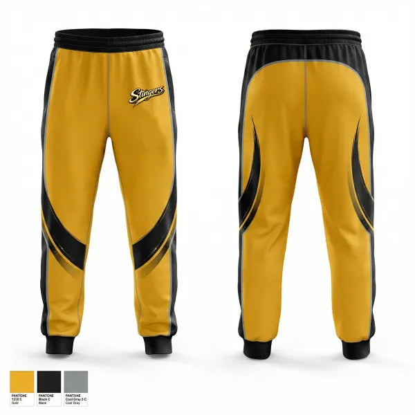 Sweatpants, Stingers, Softball, Teamtime, Team time, sublimation, custom sports apparel, team uniforms, spirit wear, spiritwear, sports uniforms, custom shirts, team store, custom team store, fundraiser sports, apparel fundraiser