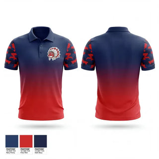 Short Sleeve Performance Polo, Hill City Indians, Baseball, Teamtime, Team time, sublimation, custom sports apparel, team uniforms, spirit wear, spiritwear, sports uniforms, custom shirts, team store, custom team store, fundraiser sports, apparel fundraiser
