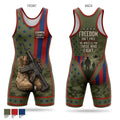 Camel kids Wrestling Singlet - 1