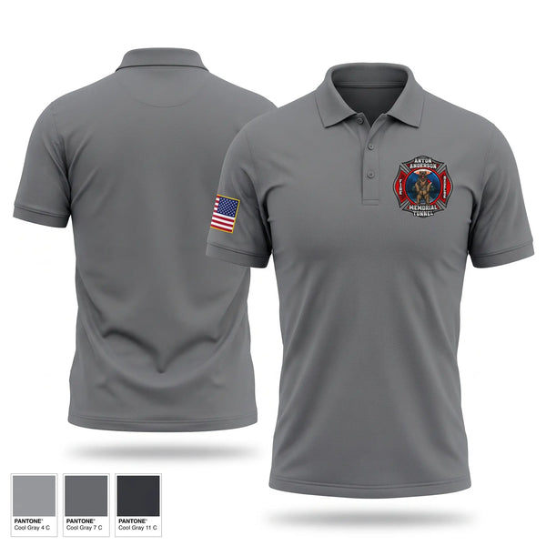 Short Sleeve Performance Polo, AAMT FIRE, Fire Department, Teamtime, Team time, sublimation, custom sports apparel, team uniforms, spirit wear, spiritwear, sports uniforms, custom shirts, team store, custom team store, fundraiser sports, apparel fundraiser