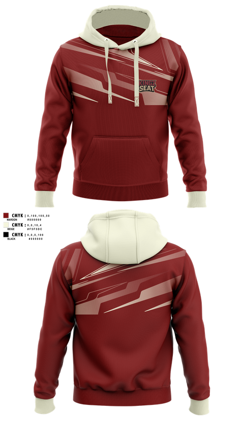 Hoodie, Kingz seat, E-Sports, Teamtime, Team time, sublimation, custom sports apparel, team uniforms, spirit wear, spiritwear, sports uniforms, custom shirts, team store, custom team store, fundraiser sports, apparel fundraiser