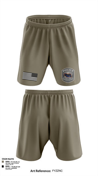 Athletic Shorts With Pockets, Grand Island Police Department, Police, Teamtime, Team time, sublimation, custom sports apparel, team uniforms, spirit wear, spiritwear, sports uniforms, custom shirts, team store, custom team store, fundraiser sports, apparel fundraiser