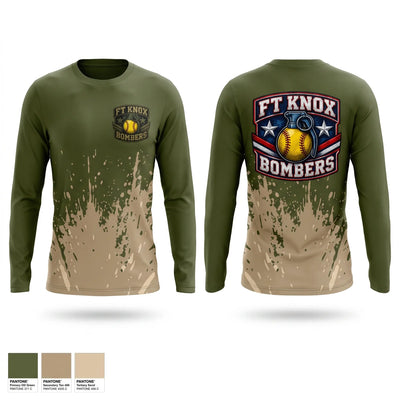 Fort Knox Bombers Long Sleeve Performance Shirt 1