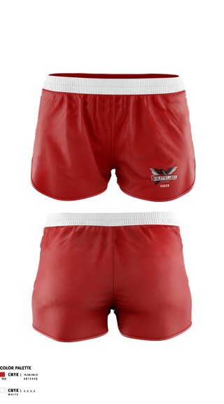 Womens Shorts, Sublette Middle School Cheer, Cheer, Teamtime, Team time, sublimation, custom sports apparel, team uniforms, spirit wear, spiritwear, sports uniforms, custom shirts, team store, custom team store, fundraiser sports, apparel fundraiser