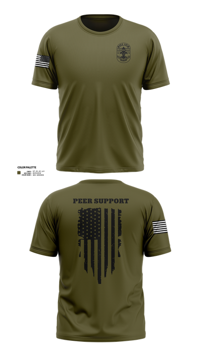 LMPD PEER SUPPORT 60613190 Old School Cotton Feel Shirt - 41