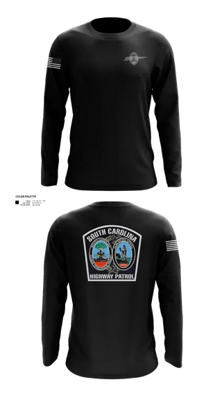 Long Sleeve Performance Shirt, South Carolina highway patrol, Police, Teamtime, Team time, sublimation, custom sports apparel, team uniforms, spirit wear, spiritwear, sports uniforms, custom shirts, team store, custom team store, fundraiser sports, apparel fundraiser