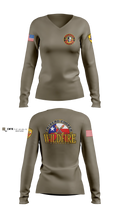 Friberg-Cooper VFD Women's Long Sleeve V-neck Shirt - 4