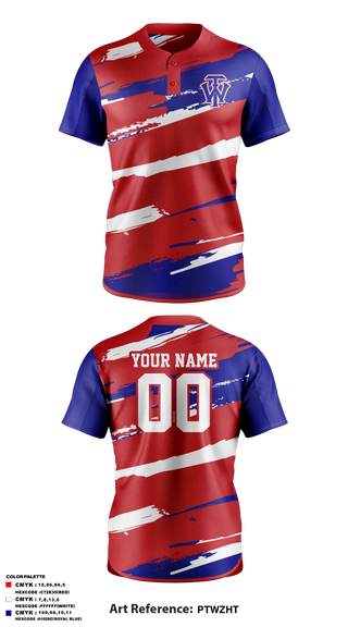 Two Button Softball Jersey, 319th IEW, , Teamtime, Team time, sublimation, custom sports apparel, team uniforms, spirit wear, spiritwear, sports uniforms, custom shirts, team store, custom team store, fundraiser sports, apparel fundraiser