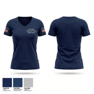 Womens Short Sleeve Vneck Shirt, Lycoming Regional Police Department, Police, Teamtime, Team time, sublimation, custom sports apparel, team uniforms, spirit wear, spiritwear, sports uniforms, custom shirts, team store, custom team store, fundraiser sports, apparel fundraiser